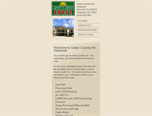 Tablet Screenshot of greencountryinnofheavener.com